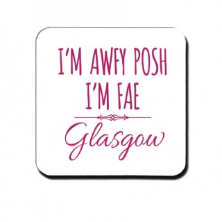 Awfy Posh Classic Coaster (Pink) product image