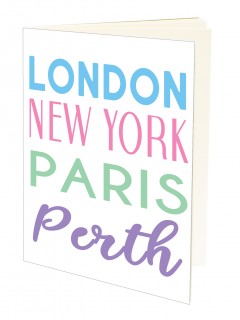London NY Pastel A5 Jotter product image