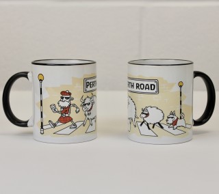 Abbey Rd Black Handled Mug product image
