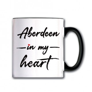 In My Heart  Black Handled Mug product image