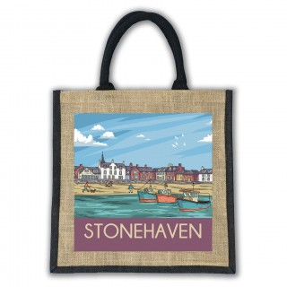 Jute Black Handle Shopper Full Colour Print product image