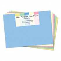 Card Pastel Assorted 6 Colours