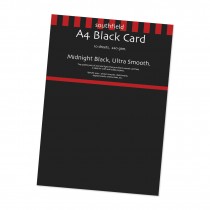 A4 Black Card 10 Sheets