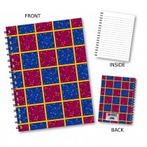 Square Pattern Wiro Notebook