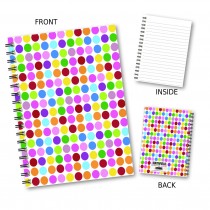 Multi Coloured Spots Notebook