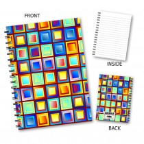 Multi Square Pattern Notebook