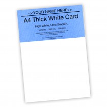 P -White Card 230gsm -15 sheets