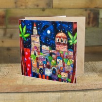 125mm Textured Watercolour Greeting Card