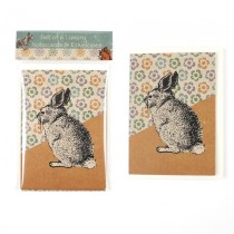 Eco Rabbit Notecard