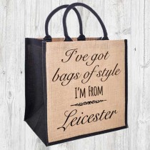 Bags of Style Jute Shopper+Tag