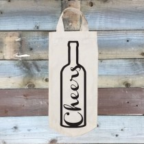 Cotton Bottle Bag-Cheers