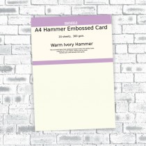 A4 Ivory Hammer Cards (20)