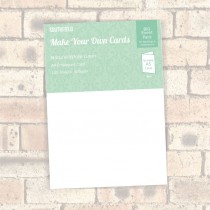 A4 White linen Cards (100)