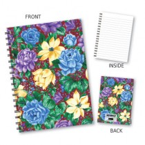 Purple Floral Wiro Notebook