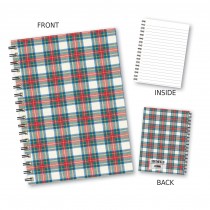 Stewart Style Tartan Notebook