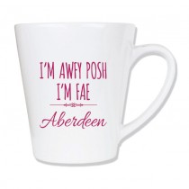 Awfy Posh Latte Mug (Pink)