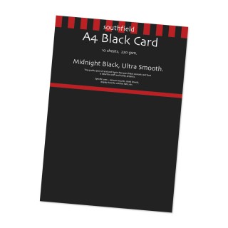 A4 Black Card 10 Sheets product image