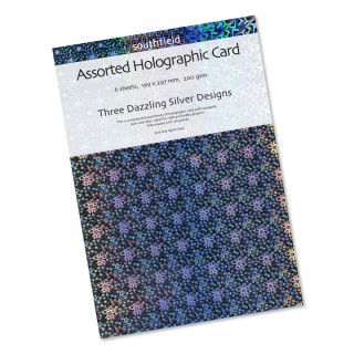 Silver Holographic Card 6 Shee product image