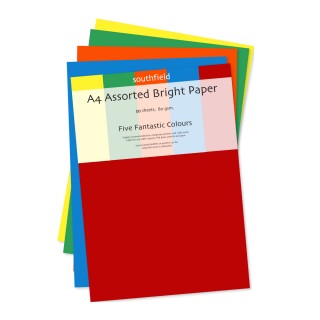 A4 Bright Paper Asstd 50 Sht product image
