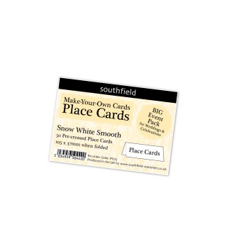 White Smooth Place Card product image