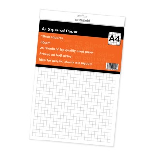 10mm Squared Paper 25 Sht product image