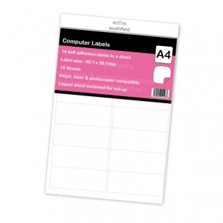 Labels 14 to a sheet 15 Shts product image