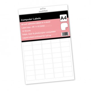 Labels 65 to a Sheet 15 Shts product image