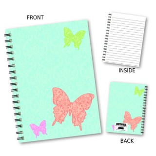 Large Butterfly Wiro Notebook product image