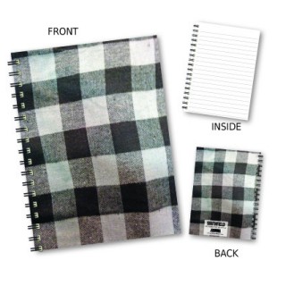 Black & White Checked Notebook product image