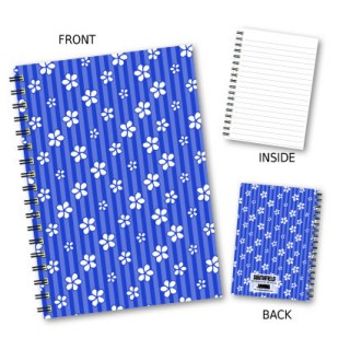 Flower & Stripe Wiro Notebook product image