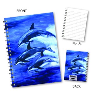 Dolphins Jumping Notebook product image