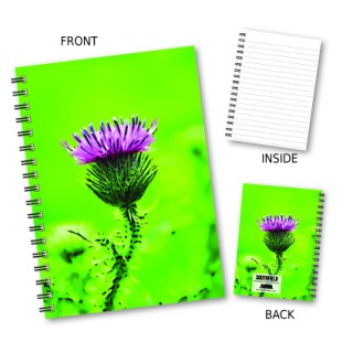 Thistle on Green Notebook product image