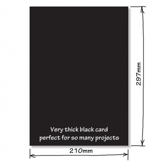 Extra Thick Black Card product image
