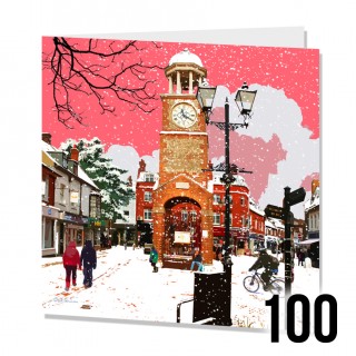 150mm Square Xmas Cards Bulk 100 product image