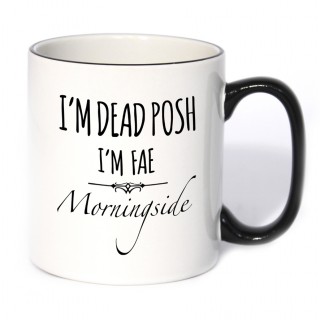 Dead Posh Black Handled Mug product image
