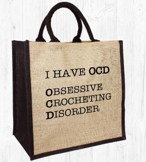 OCD Crocheting Jute Bag product image