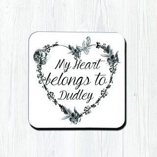 My Heart Belongs Classic Coaster product image