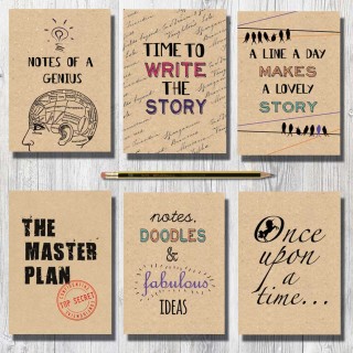 A6 Eco Notebook-Assorted product image