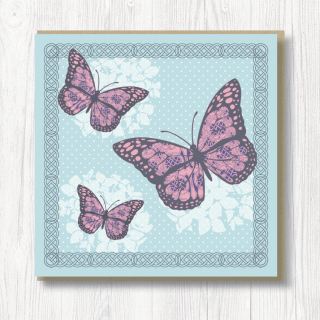 Textured Card-Butterflies product image