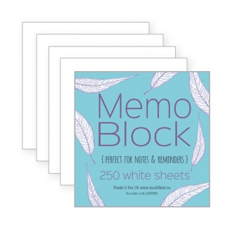 White Memo Block product image