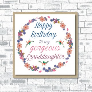 Textured Birthday Gorgeous Granddaughter product image