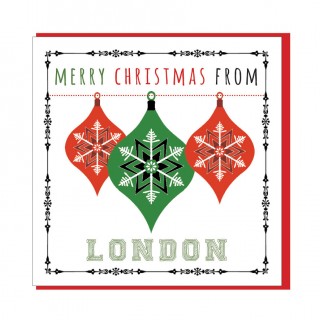 Personalise-Christmas 3 Baubles Textured product image