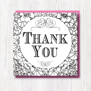Colour-In Thank you card 2 product image