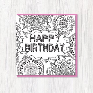 Colour-In Birthday Card 1 product image
