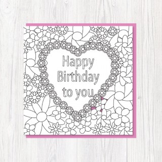 Colour-In Birthday Card 4 product image