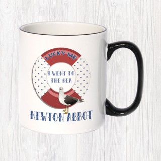 Lucky Me Black Handle Mug product image