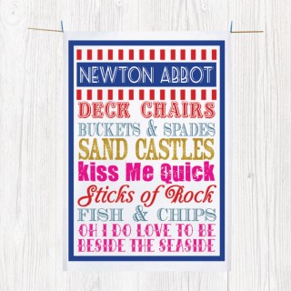 Kiss Me Quick Large Tea Towel+Tag product image