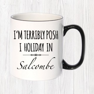 I Holiday In.. Black Handle Mug product image