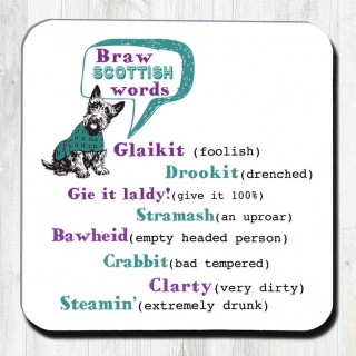Braw S Words Coaster product image