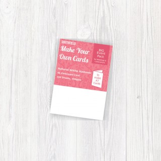 A6 White Hammer Cards (100) product image